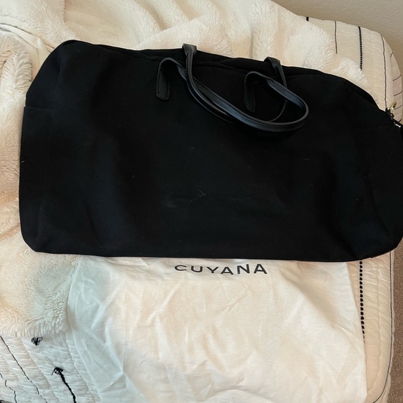 Cuyana Bags Cuyana Weekender Bag Canvas And Leather Trim Poshmark